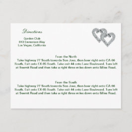 Informações Cartão de Direção de Corações de Limão Personaliza