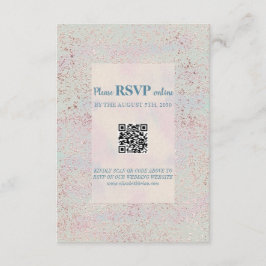 Informações Cartão de Enclausura de Casamento Moderno Elegante