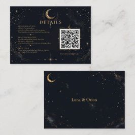 Informações Cartão de Enclausuramento de Casamento Celestial à