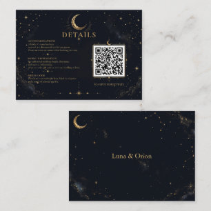 Informações Cartão de Enclausuramento de Casamento Celestial à
