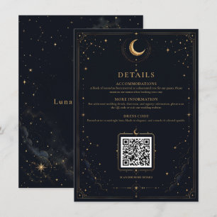 Informações Cartão de Enclausuramento de Casamento Celestial à