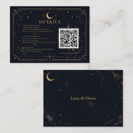 Informações Cartão de Enclausuramento de Casamento Celestial à