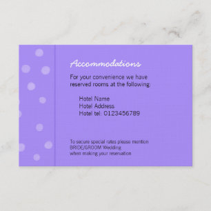 Informações Cartão de Enclausuramento de Casamento com Pontos