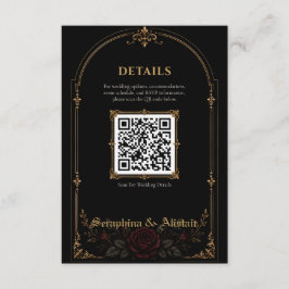 Informações Cartão de Enclausuramento de Casamento Elegante Da