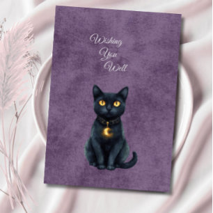 Informações Cartão de Enclausuramento de Casamento Gato Preto 
