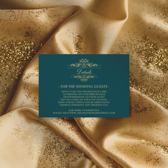 Informações Cartão de Enclausuramento de Casamento Luxuoso Ver (Criador carregado)