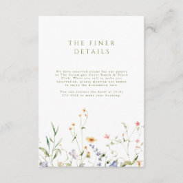 Informações Cartão de Enclausuramento de Casamento no Jardim P