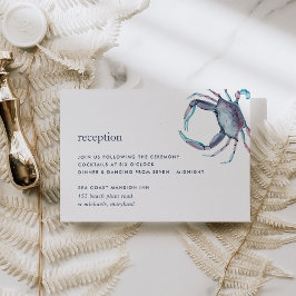 Informações Cartão de Enclausuramento de Recepção de Caranguej