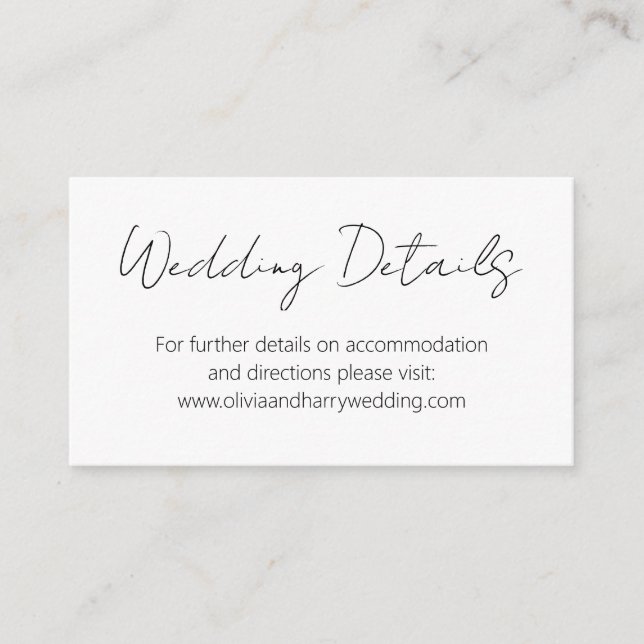 Informações Cartão de Enclausuramento de Site de Estilo de Cal (Frente)