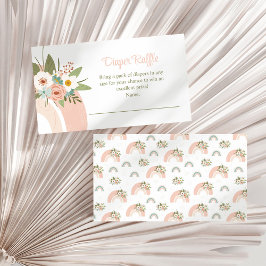 Informações Cartão de Enclausuramento de Sorteio de Fraldas co