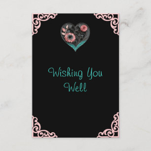 Informações Cartão de Enclausuramento Elegante Quilled Heart W