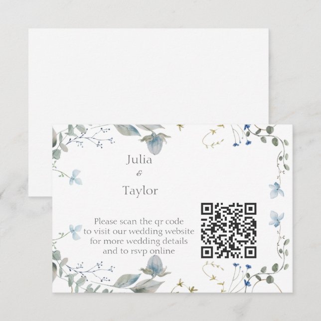 Informações Cartão de Enclausuramento Minimalista Simples (Frente/Verso)