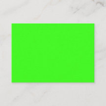 Cartão de Enclausuramento Personalizado Verde Neon