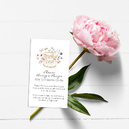 Informações Cartão de Enclosure de Flor Selvagem