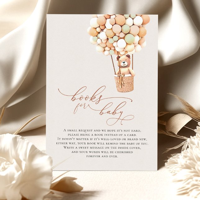 Informações Cartão de Enclosure de Livros de Bebês de Urso Cas (Criador carregado)