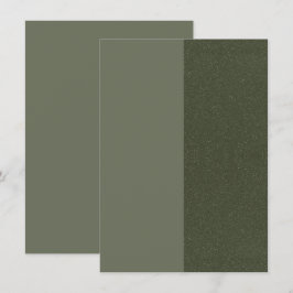Informações Cartão de Enclosure Dividido Moss Verde Moderno –