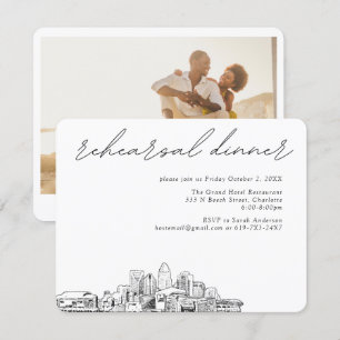 Informações Cartão de Enclosure Elegante De Charlotte Wedding