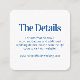 Informações Cartão de Enclosure QR de Camaçã Listras Onduladas