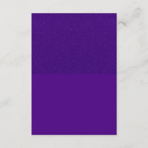 Informações Cartão de Encomenda Reversível Roxo Personalizado