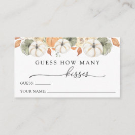 Informações Cartão de Envio de Adivinhe Quantos Beijos no Outo