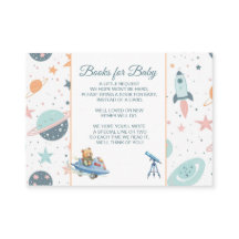 Cartão de Envio de Astronauta de Ursinho - Livros 