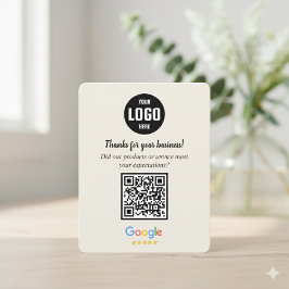 Informações Cartão de Envio de Código QR de Avaliações do Goog