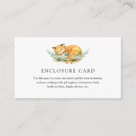 Informações Cartão de Envio de Enclosure de Animais da Florest