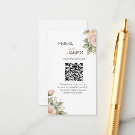 Informações Cartão de Envio de Eucalipto em Aquarela Elegante