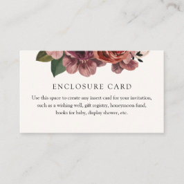 Informações Cartão de Envio de Galho de Outono Rústico