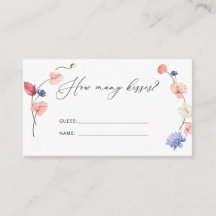 Cartão de Envio de Jogo de Chás de Noiva Botânico