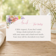 Cartão de Envio de Livro para Bebê Baby in Bloom