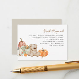 Informações Cartão de Envio de Livros e Brinquedos de Abóbora 