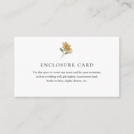 Informações Cartão de Envio do Girassol Rústico