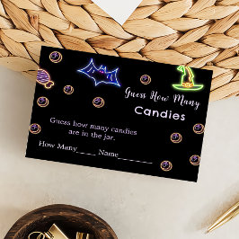 Informações Cartão de Envio do Jogo de Adivinhação do Hallowee