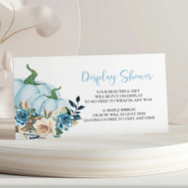 Informações Cartão de Envio para Chá de Bebê com Exposição de 