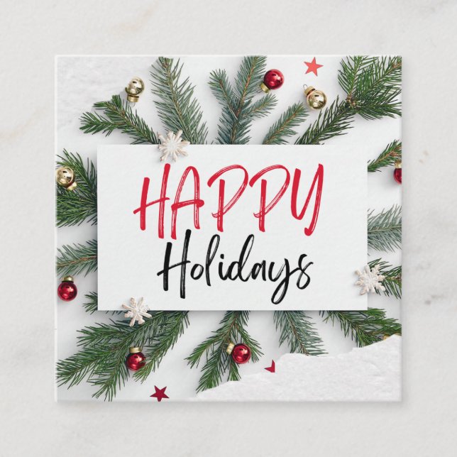 Informações Cartão de Férias Feliz (Frente)