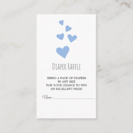 Informações Cartão de Fralda de Garoto de Coração d'Água