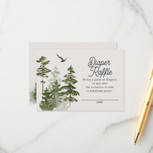 Informações Cartão de Fralda de Raffle Florestal