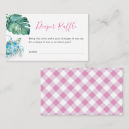 Informações Cartão de Fralda de Tartaruga do Mar Raffle