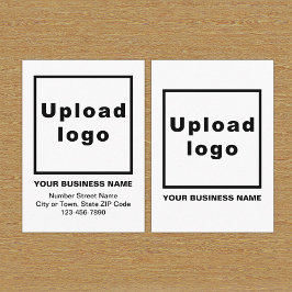 Informações Cartão de gabinete branco para empresa