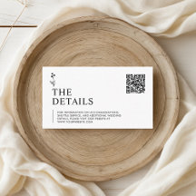 Cartão de gabinete de casamento branco e preto min