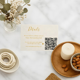 Informações Cartão de gabinete de casamento elegante