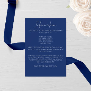 Informações Cartão de gabinete de casamento Narciso minimalist