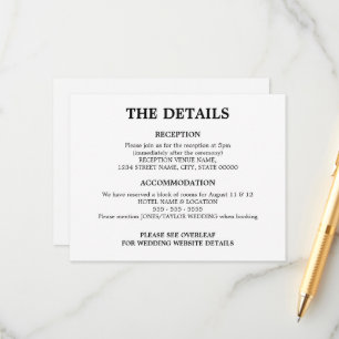 Informações Cartão de Gabinete de Detalhes do Código QR de Cas