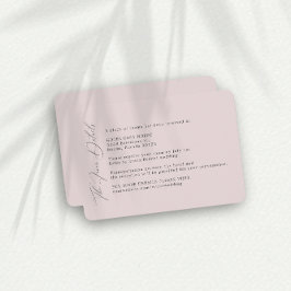 Informações Cartão de Gabinete de Detalhes do Localizador de B