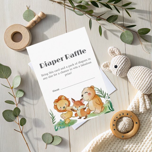 Informações Cartão de Gabinete de Pedido de Fralda de Raffle e (Criador carregado)