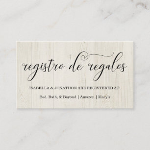 Informações Cartão de Gabinete do Registro de Caligrafia Espan