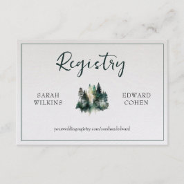 Informações Cartão de Gabinete do Registro, Floresta de Aquare