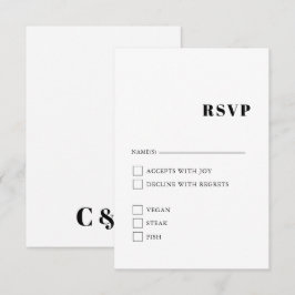 Informações Cartão de gabinete preto e branco Elegante e Trend