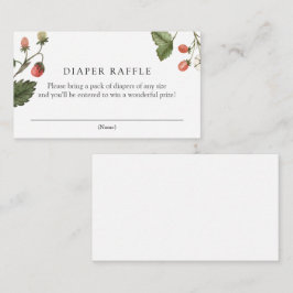 Informações Cartão de Gabinete Raffle de Fralda de Morango